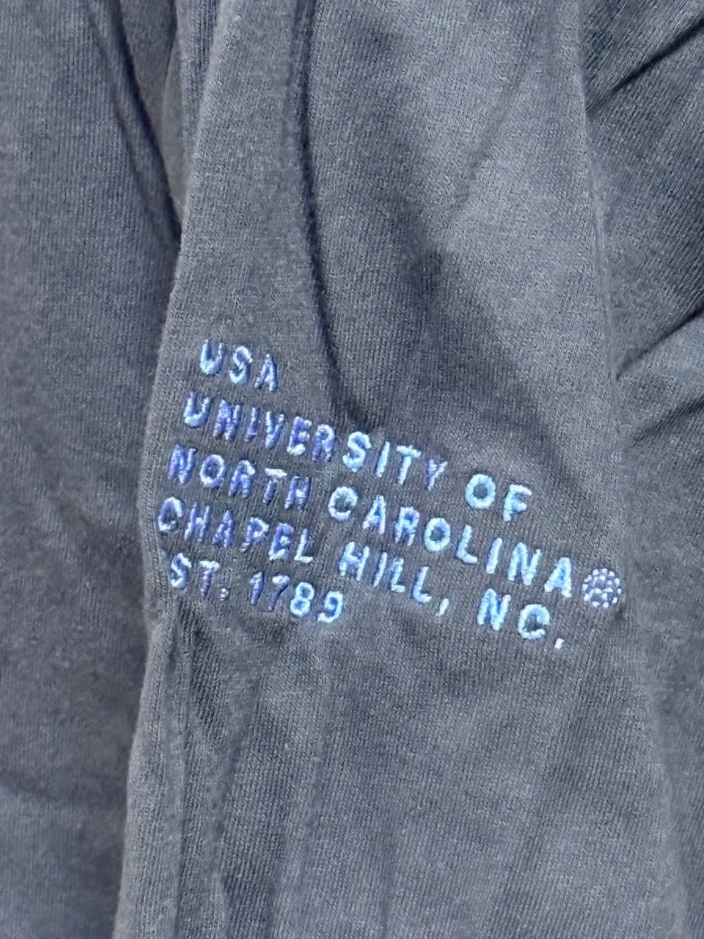 Jordan Brand North Carolina Tar Heels Military Long Sleeve Hoodie T-Shirt Small